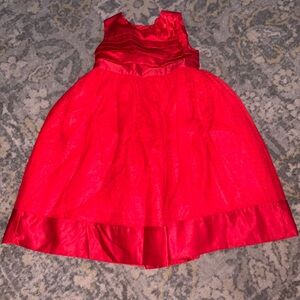 Red fluffy dress for 5T girl from Carter’s